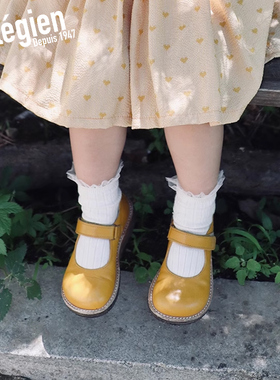 Collegien女童袜子春秋埃及长绒棉ins潮袜女宝宝花边短袜婴儿袜子