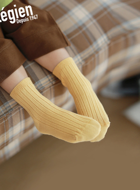 法国Collegien儿童袜子女童春秋埃及长绒棉男童短袜婴儿宝宝袜子