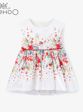 商场同款宝宝春夏季公主连衣裙女童时尚礼服背心长裙YRLFJ11035A