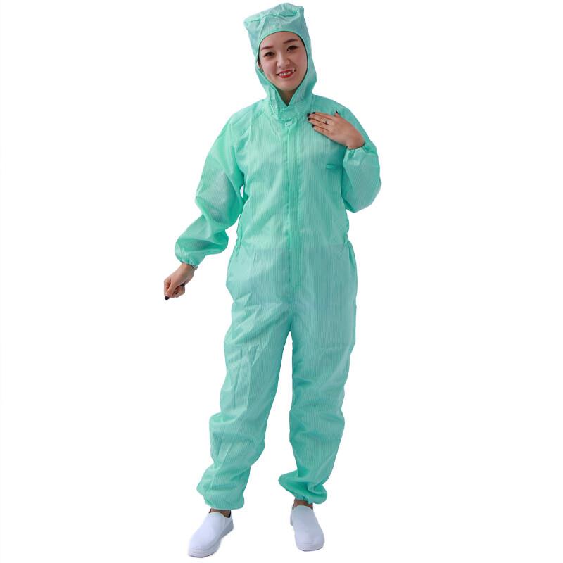 工品星防静电服连体衣工作服连衣连帽无尘洁净喷漆防护服食品电子