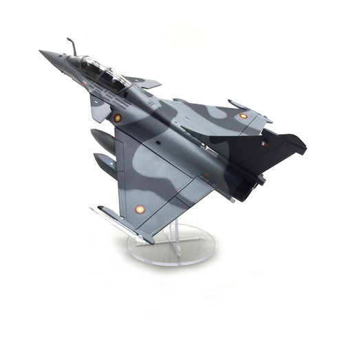 1:72卡塔尔空军Rafale阵风B型双座迷彩版仿真合金战斗机模型成品