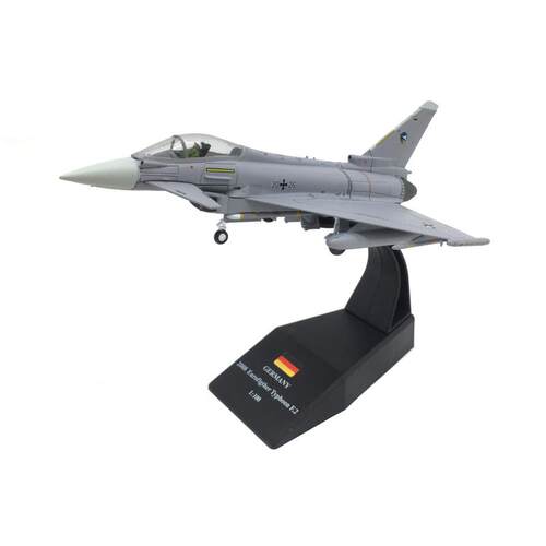 1/100Nsmodel欧洲台风EF2000德国空军仿真合金战斗机飞机模型成品