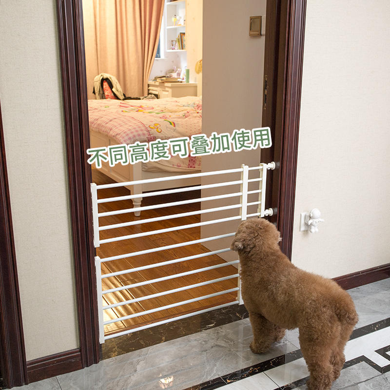 宠物栏杆隔离门栏伸缩防挡猫狗狗围栏栅栏室内护栏狗门栏拦狗神器