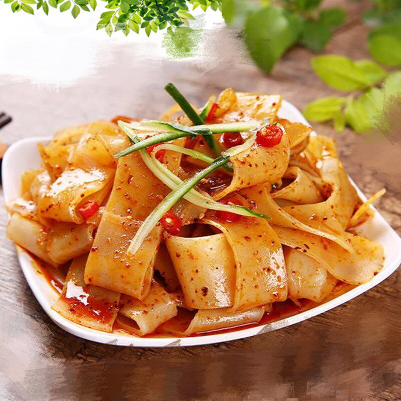 甘肃平凉传统美食真空擀面皮