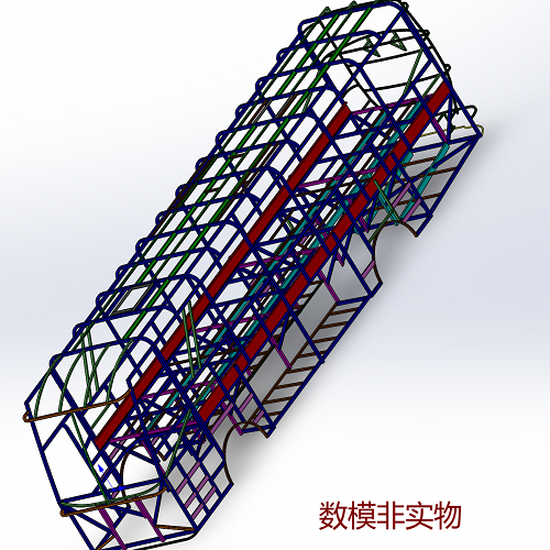 12m米大巴客车公共汽车身骨架3D三维几何数模型车框架Solidworks