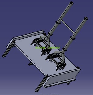 发电机排气系统烟囱3D三维几何数模型igs格式高塔废弃排放装置