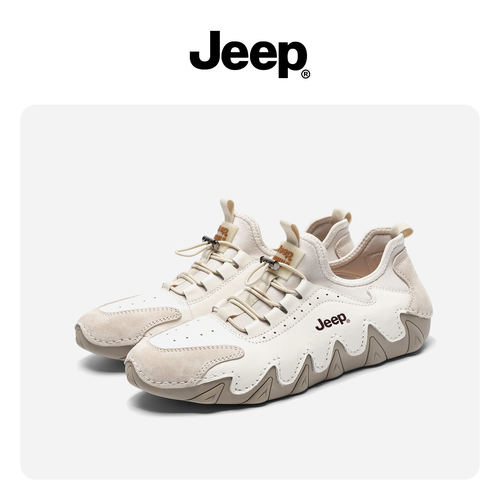 jeep一脚蹬复古德训鞋女