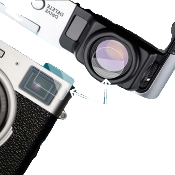 适用于富士X100vi取景器钢化膜x100VI前后玻璃x100v屏幕保护膜x100六代高清x1006代XH2s硬膜x100vi