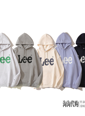 Lee连帽卫衣男春夏新款韩版袋鼠兜LUT006401203180-A04841-A04842