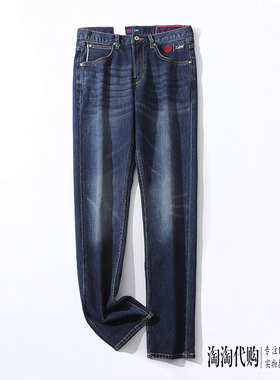 Lee牛仔裤男士春秋新款101+修身小脚705版LMB100705100275-A00531