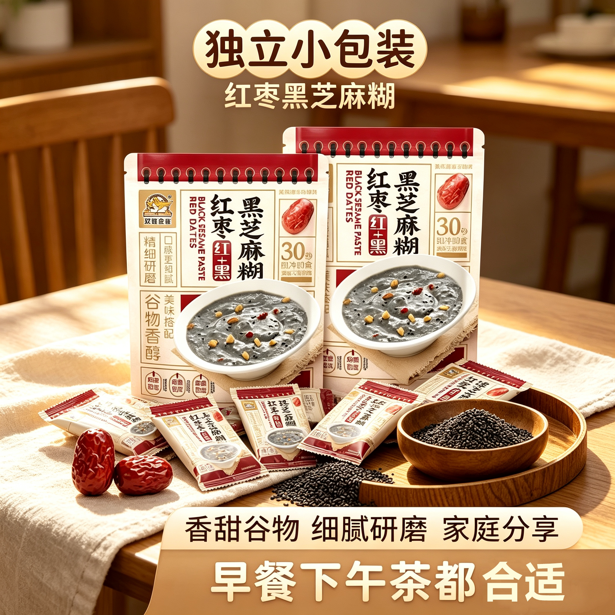 双捷金雀免煮冲泡早餐燕麦片
