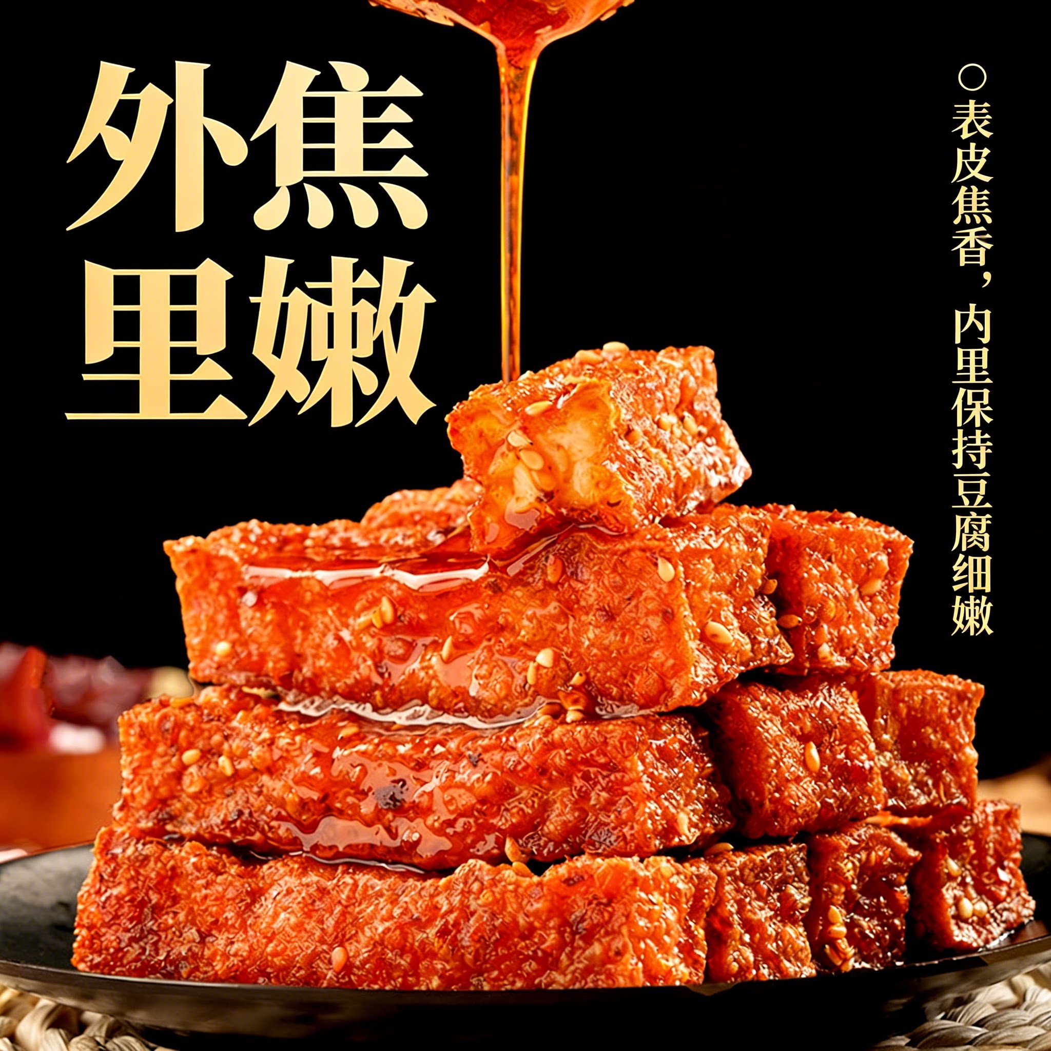 乡乡嘴虎皮豆干麻辣五香零食