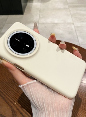 高颜值适用于oppoReno14Pro软糯液态硅胶亲肤手机壳Reno13古董白纯色13ProfindX8ultra手感新款日韩简约防摔