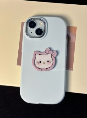 椭圆肥皂紫色KT支架适用于OPPOreno14手机壳新款Reno11硅胶多巴胺13防摔R17可爱14卡通A2Pro女生软壳保护套