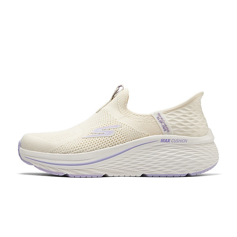 Skechers斯凯奇女鞋一脚蹬闪穿鞋轻便透气专业跑步运动鞋129611W