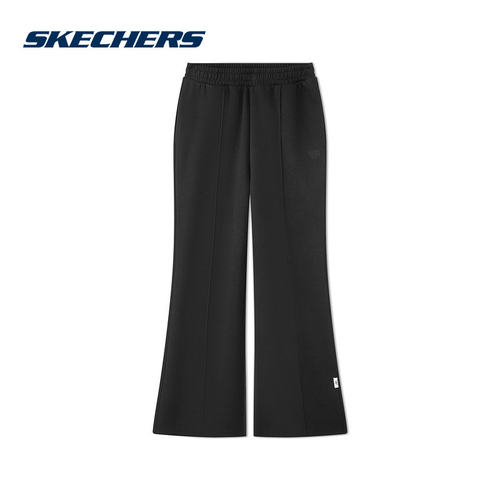Skechers斯凯奇25秋冬女休闲长裤宽松阔腿裤运动裤 L325W085/0018