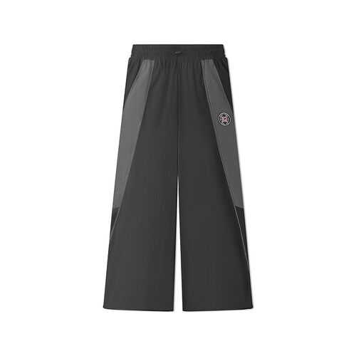 Skechers斯凯奇男女同款撞色宽松机能风梭织运动休闲长裤L225U010