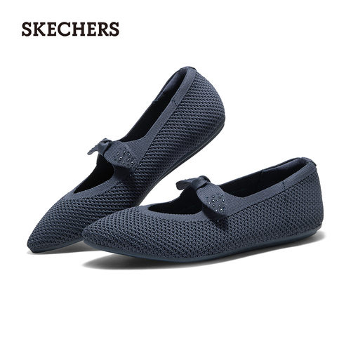 SKECHERS透气尖头玛丽珍