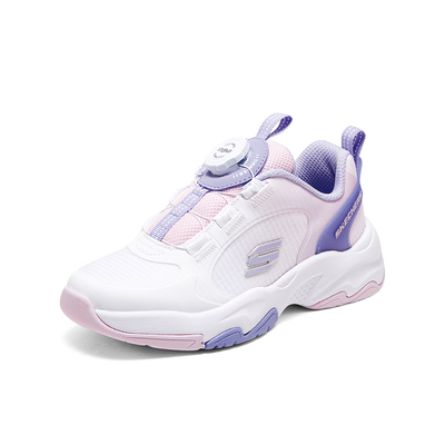 Skechers斯凯奇男女童旋钮扣运动鞋405264L网面透气休闲鞋319037L