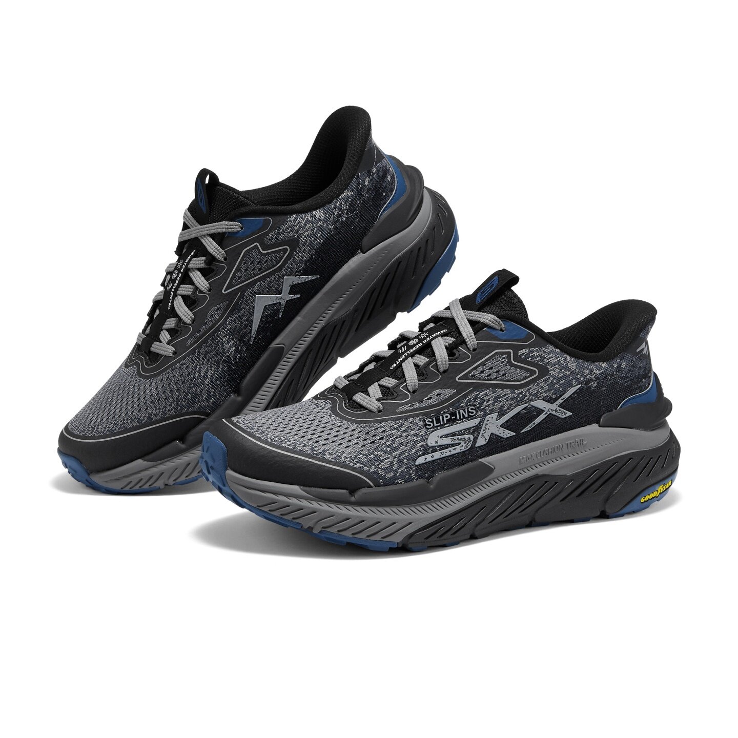 Skechers斯凯奇2025新款男士高回弹舒适运动绑带专业跑步鞋220928