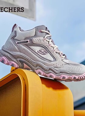 斯凯奇秋冬款女子抓地耐磨中帮徒步鞋轻质运动鞋180212C