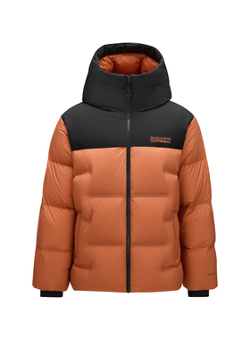 Skechers斯凯奇男士秋冬季防泼水宽松梭织短款羽绒外套P425M165