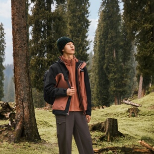 Skechers斯凯奇2025新款男P425M041女P425W056三合一冲锋衣外套