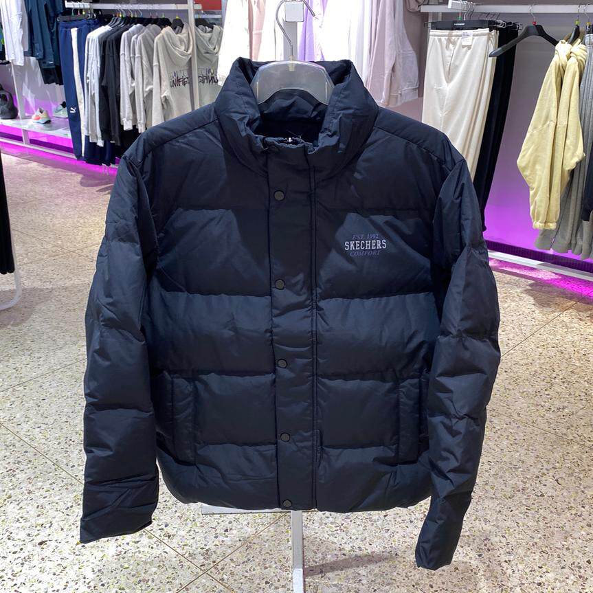 Skechers斯凯奇羽绒服男女厚外套短款运动服L324U105