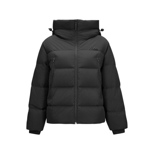 Skechers斯凯奇2024冬季女士连帽短款羽绒服保暖外套L424W001