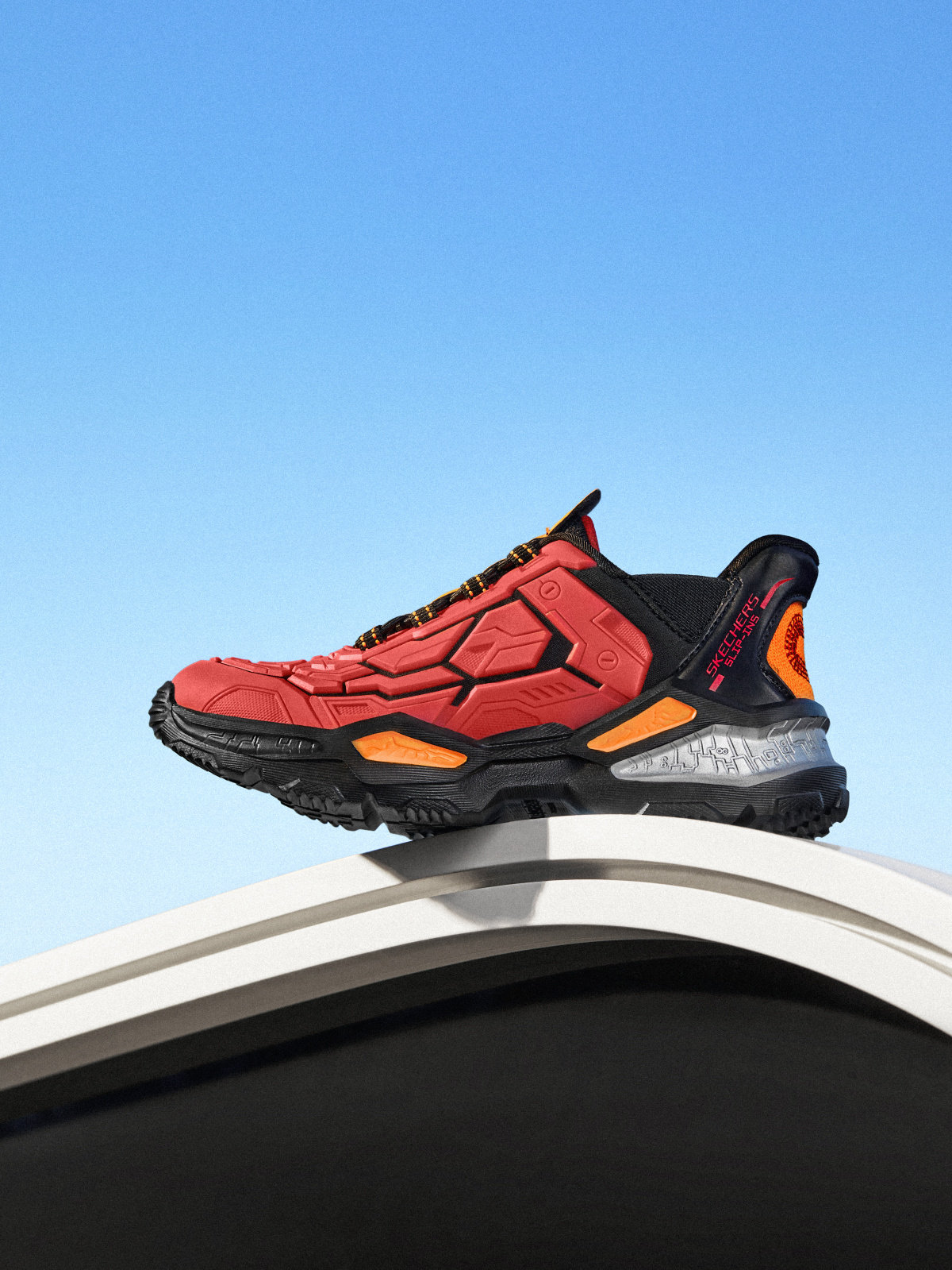 Skechers斯凯奇新款男童魔术贴轻便套脚跑步运动鞋一脚蹬403838L