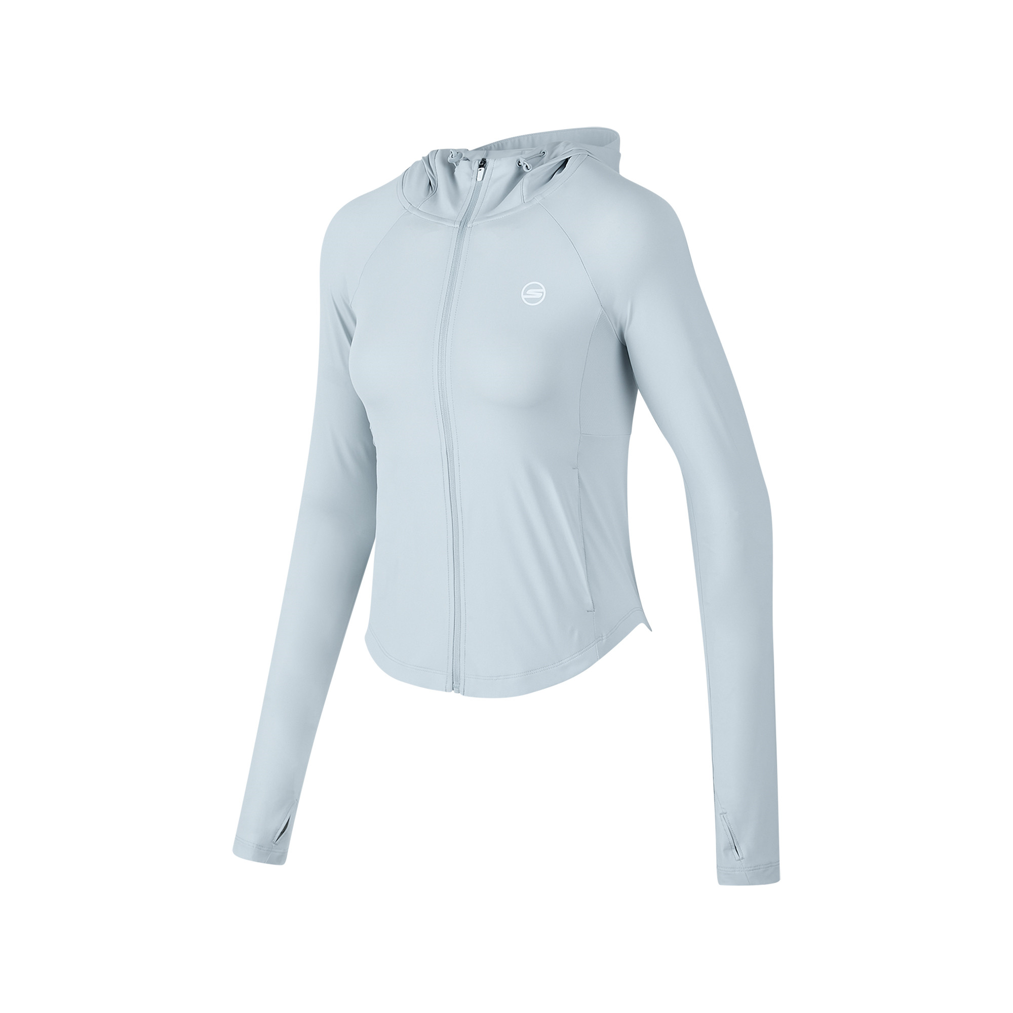 正品Skechers斯凯奇防晒衣上衣舒适防晒速干凉感户外帽衫P224W165