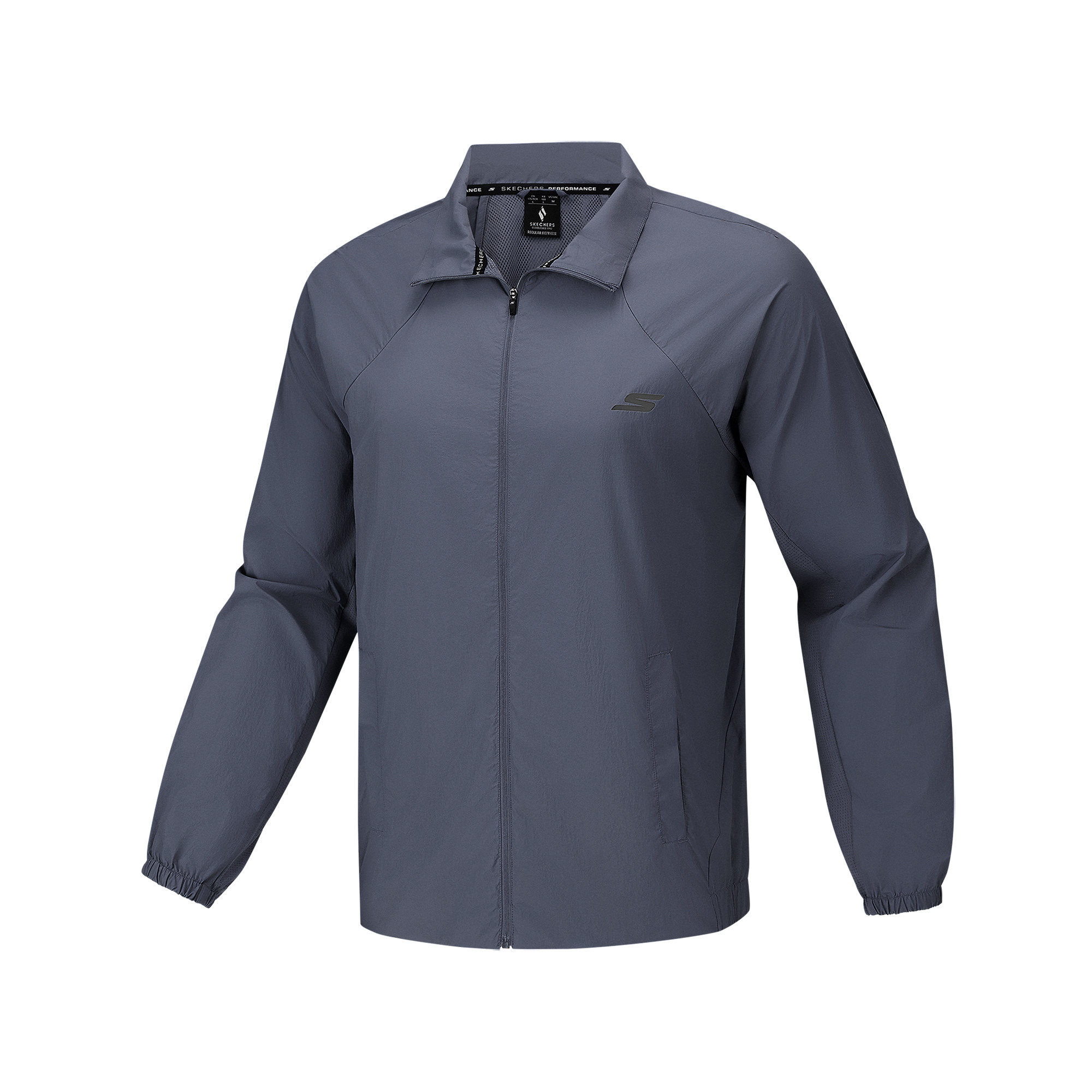 Skechers斯凯奇新款男子春夏季防晒服舒适百搭梭织外套P226M004