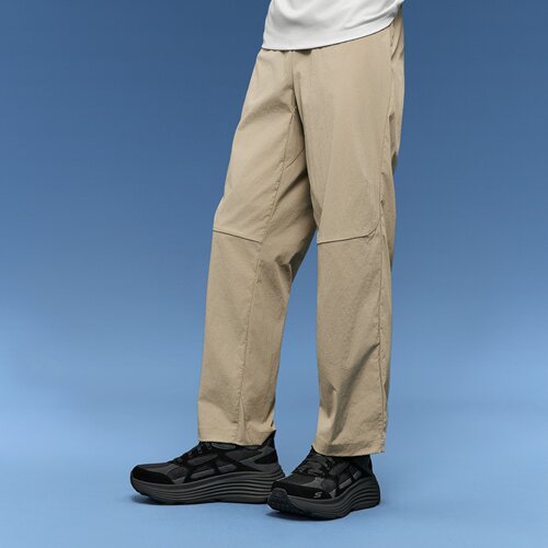 Skechers斯凯奇成毅同款轻盈舒适吸湿速干梭织闪穿长裤P225M240