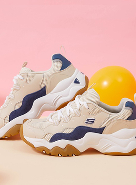 斯凯奇149094三代熊猫鞋237151情侣款厚底复古老爹休闲鞋12955