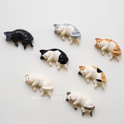 可爱小猫咪装饰冰箱贴吸铁石磁贴