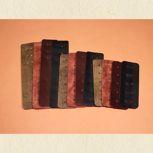 防环印垫手账活页本11环M5A7A6真皮植鞣革可拆卸挡条plotter配件