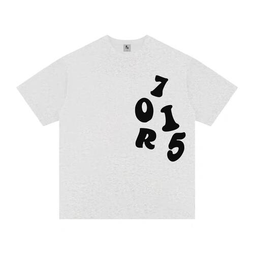 字母印花短袖上衣R0715国潮