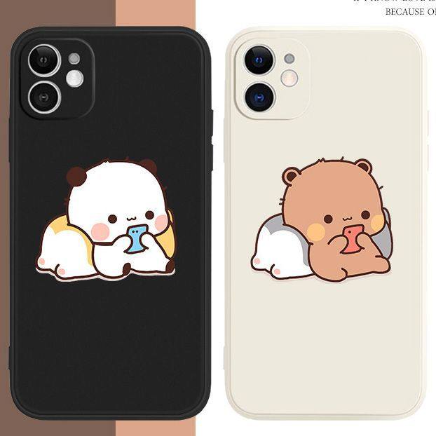 新款一二和布布看手机卡通适用于苹果15小米13手机壳OPPO荣耀vivo华为硅胶情侣保护壳