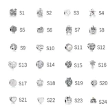 Серебряные универсальные бусины для отдыха, серебро 925 пробы, жемчужное серебро, в корейском стиле, DIY