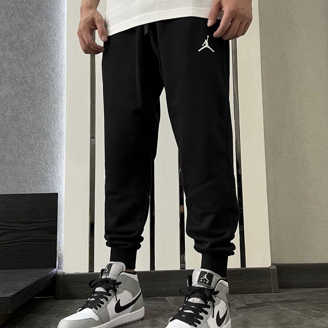 Nike/耐克 男裤Jordan运动训练休闲百搭束脚长裤 DQ7333-010