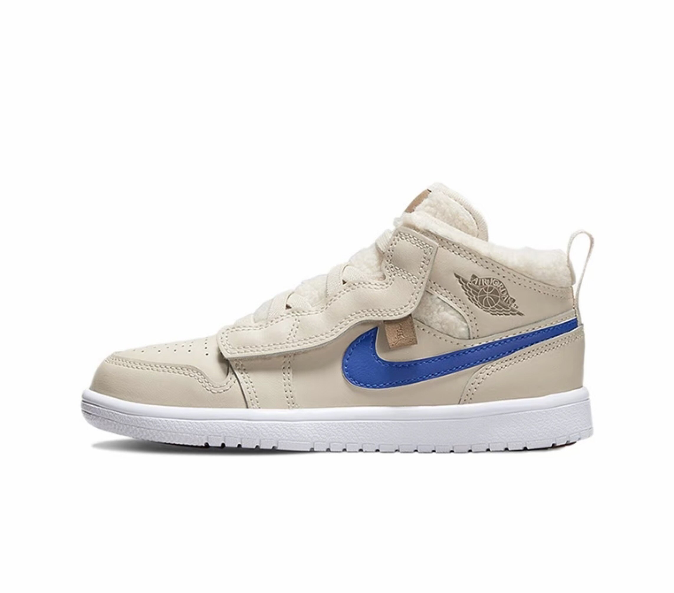 Jordan Air Jordan 1 mid alt 中帮复古篮球鞋中童棕色DO2211-264