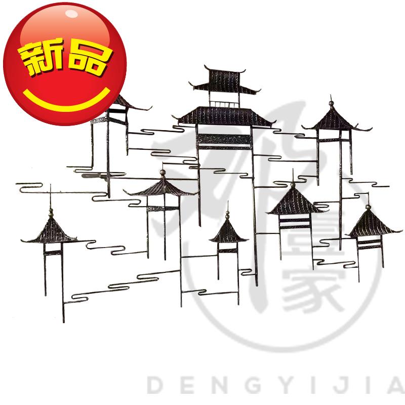 中式墙面装饰挂件中国风创v意茶室 客厅会所工艺品 铁艺新中式壁|ruв категории Домашний быт, роспись - от Buy2taobao.com для оказания профессиональной услуги покупки агента Taobao