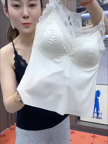 2026网红爆款夏季冰丝美背性感蕾丝吊带抹胸上衣时尚百搭冰丝背心