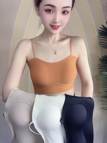 2026新款美背抹胸女外穿性感美背抹胸内衣上衣加厚胸垫小胸聚拢