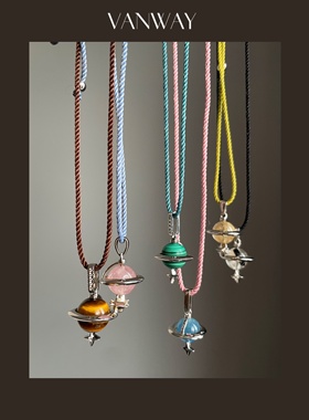 纯银项链男女原创设计小众设计