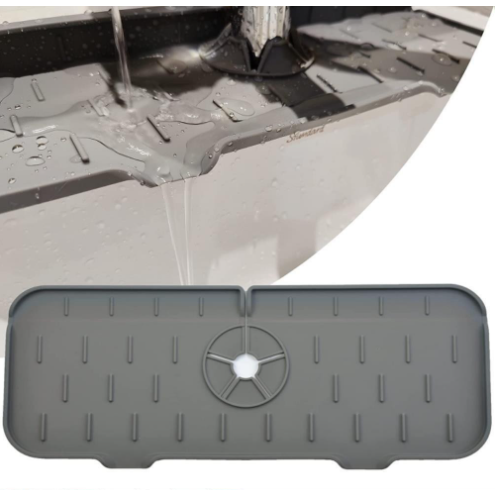 【加厚款】洗漱台防溅水硅胶沥水垫水龙头防水洗手盆防溅水水挡水