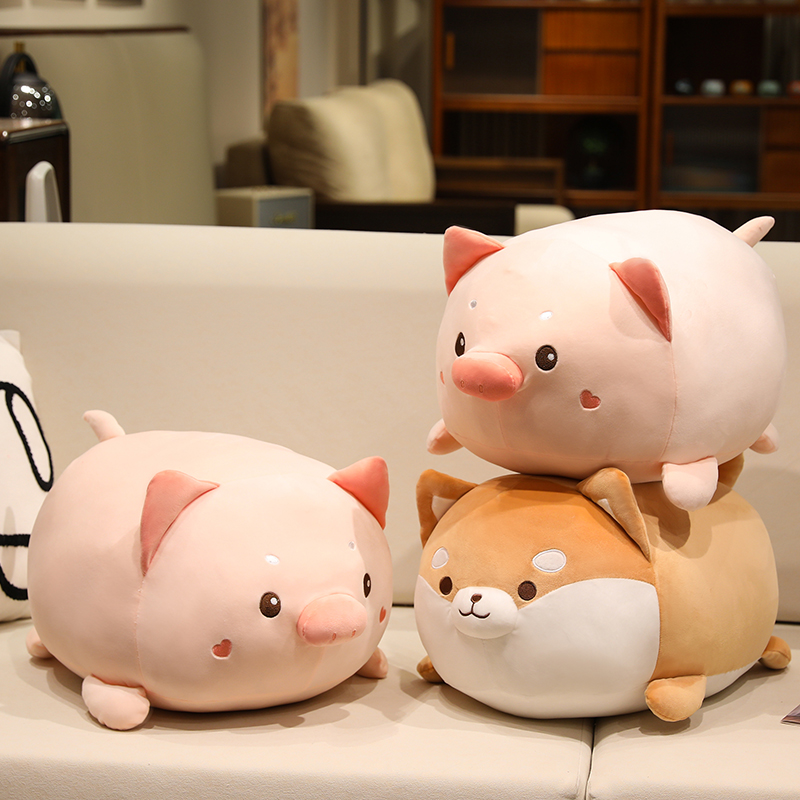 猪猪柴犬柔软有弹性面料舒适