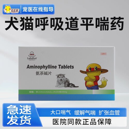 犬猫氨茶碱片支气管平喘