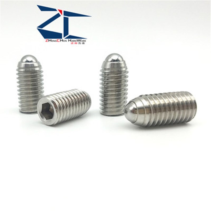 BSX3/4/5/6/8/10/12/16 超重载不锈钢定位球头柱塞波珠螺丝 ZAF04