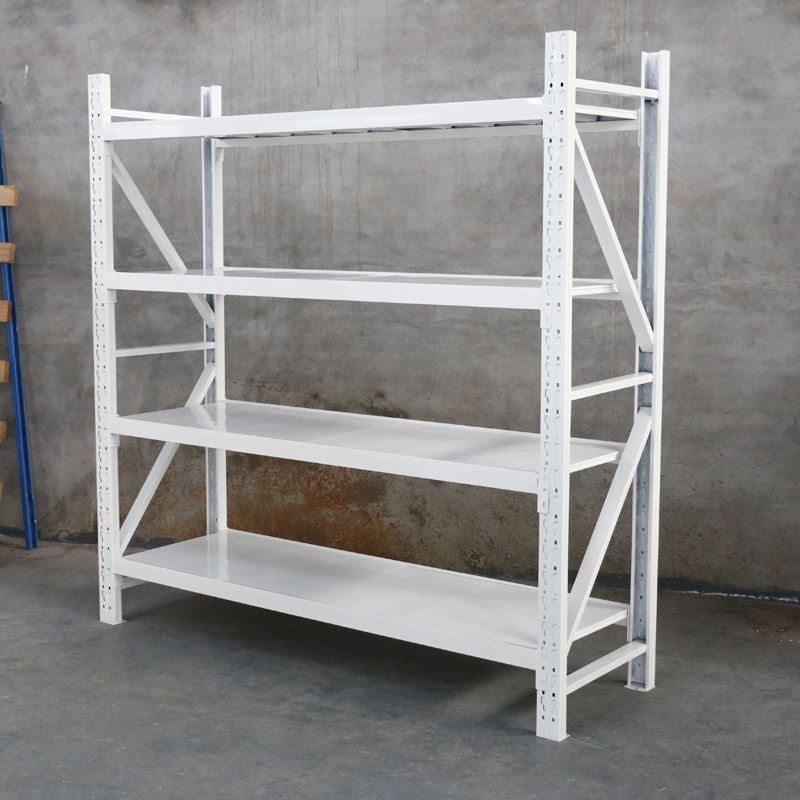 新品中型仓储展示货架 多层组合电商置物货架 横梁式角铁仓库货架